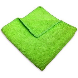 Салфетка из микроволокна, 220г/м2, 30*30см, зеленый, без упаковки