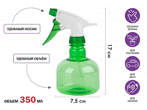 Опрыскиватель ручной 0,35л с пульверизатором, PERFECTO LINEA