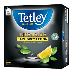 Чай "Tetley" 100 пак.*2 гр., черный, Intensive Earl Grey