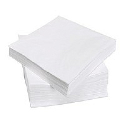 Салфетки бумажные Бик-пак 33*33см 2-сл, цв.белый, 200шт