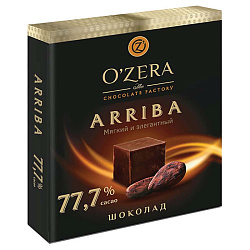 Шоколад горький "O`Zera Arriba" 90 г, 77,7%