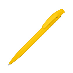 Ручка шарик/автомат "Nature Plus Matt" 1,0 мм, пласт. биоразлаг., желтый, стерж. синий