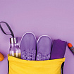 Мешок-рюкзак д/обуви "Leopoldsburg" полиэсетр., фиолетовый