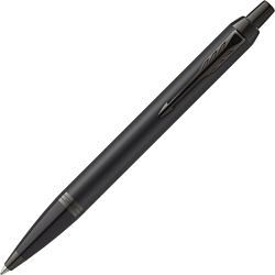 Ручка шарик/автомат "IM Achromatic K317" 1 мм, метал., подарочн. упак., черный, стерж. синий