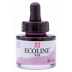 Краски жидкая акварель "ECOLINE" 579 фиолетовая пастельная 30 мл.