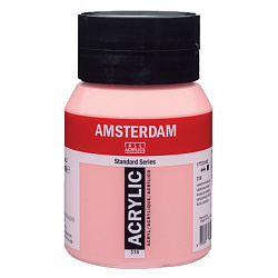 Краски акриловые "Amsterdam" 316 венецианский розовый, 500 мл., банка