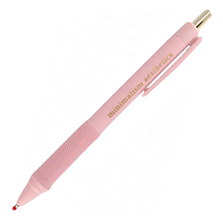 Ручка шарик. "Aesthetics" 0,5 мм, пласт., матов., розовый, стерж. синий