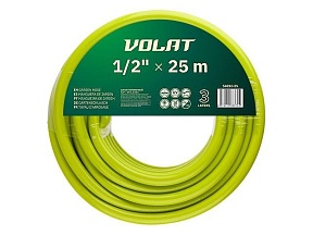 Шланг поливочный 1/2" 25м ВОЛАТ (3 слоя)