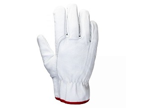 Перчатки кожаные цельные р-р 11/XXL, JetaSafety (буйволовая кожа) (JETA SAFETY)