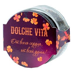 Чай "Dolche vita" ст/б, 50 гр., черный, "От всего сердца, от всей души"