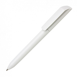 Ручка шарик/автомат "Flow Pure MATT B" 1,0 мм, пласт., матов., белый, стерж. синий