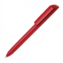 Ручка шарик/автомат "Flow Pure MATT" 1,0 мм, пласт., матов., красный, стерж. синий
