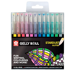 Ручка гелевая "Gelly Roll Stardust" набор 12 шт.