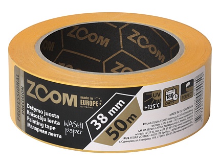 Лента малярная профессиональная 38ммх50м  PRECISION.ZOOM