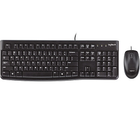комп. клавиатура+мышь (проводные) MK120 Logitech