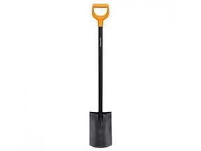 Лопата штыковая с закругл.лезвием FISKARS Solid (длина:1166мм, ширина:180мм)