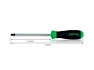 Отвертка TORX T30x125мм TOPTUL