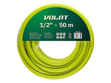 Шланг поливочный 1/2" 50м ВОЛАТ (3 слоя)