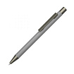 Ручка шарик/автомат "Straight Gum" 1,0 мм, метал., софт., черный/антрацит, стерж. синий