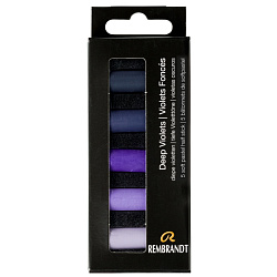 Пастель мягкая "Rembrandt Half Pastel" набор, 5 цв., темные фиолетовые