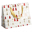 Пакет бумажный подарочный 32*13*24,5 см "Santa Premium"