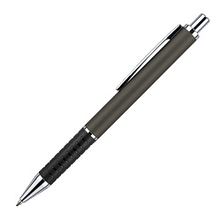 Ручка шарик/автомат "Star Tec Alu" 1,0 мм, метал., антрацит, стерж. синий