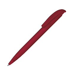 Ручка шарик/автомат "Challenger Frosted" 1,0 мм, пласт., прозр., т.-красный, стерж. синий