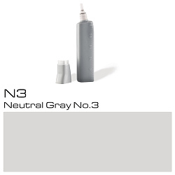 Чернила для заправки маркеров "Copic" N-3, нейтральный серый №3