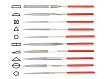 Набор надфилей алмазных 140х50х3мм 10шт. STARTUL PROFI (ST4046-10)