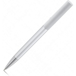 Ручка шарик/автомат "Techna" 0,7 мм, пласт., матов., со стилусом, матовый серебристый, стерж. синий