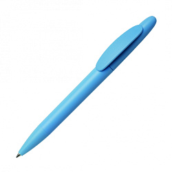 Ручка шарик/автомат "Icon MATT" 1,0 мм, пласт., матов., св.-голубой, стерж. синий