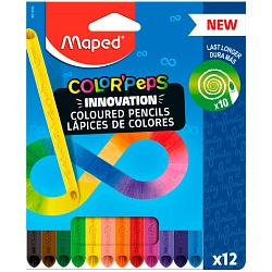 Цв. карандаши 12 шт. "Color Peps Infinity"