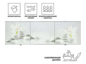 Экран под ванну 3D 1,7м, гармония, PERFECTO LINEA