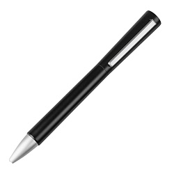Ручка шарик/автомат "Cocoon" 1,0 мм, метал., черный/серебристый, стерж. синий