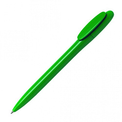 Ручка шарик/автомат "Bay C" 1,0 мм, пласт., глянц., зеленый, стерж. синий