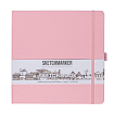 Скетчбук "Sketchmarker" 20*20 см, 140 г/м2, 80 л., розовый