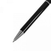 Ручка шарик/автомат "Galant" 1,0 мм, метал., черный/серебристый, стерж. синий