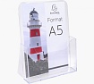 Стойка информац., настольн., A5, вертик. "Exacompta" прозрачный