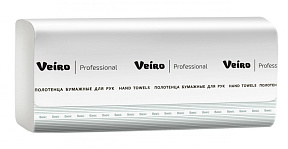 Полотенца бумажные  Veiro Professional Basic V - сложение 250 листов, 1 слой