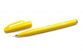 Маркер-кисть "Brush Sign pen" желтый
