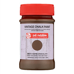 краски декоративные "VINTAGE CHALK PAINT" 4031 теплый шоколад 100 мл.