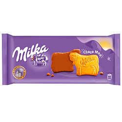 Печенье "Milka" 200 гр., покрытое молочным шоколадом