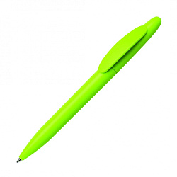 Ручка шарик/автомат "Icon MATT" 1,0 мм, пласт., матов., лимонный, стерж. синий