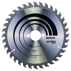 Диск пильный 160х20/16 мм 12 зуб. по дереву CONSTRUCT WOOD BOSCH