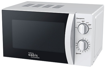 электропечь СВЧ Oasis MW-70MWP, белый/черный