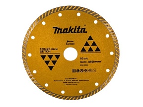 Алмазный круг 180х25.4 мм по бетону Turbo Standard MAKITA ( сухая резка)