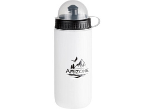 Бутылка для воды (фляга для велосипеда), 500 мл., белая, ARIZONE