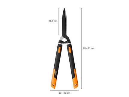 Ножницы для живой изгороди телескопические  SmatrF FISKARS