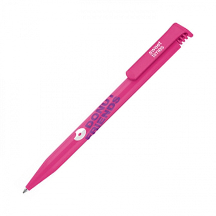 Ручка шарик/автомат "Super Hit Matt" 1,0 мм, пласт., матов., розовый, стерж. синий