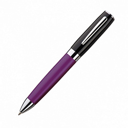 Ручка шарик/автомат "Frisco" 0,7 мм, метал., подарочн. упак., фиолетовый/черный, стерж. синий